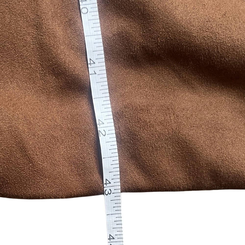 NWT Steve Madden Milo Sleeveless Gathered Midi Dress | Chicory Brown Size 4 - Picture 9 of 10
